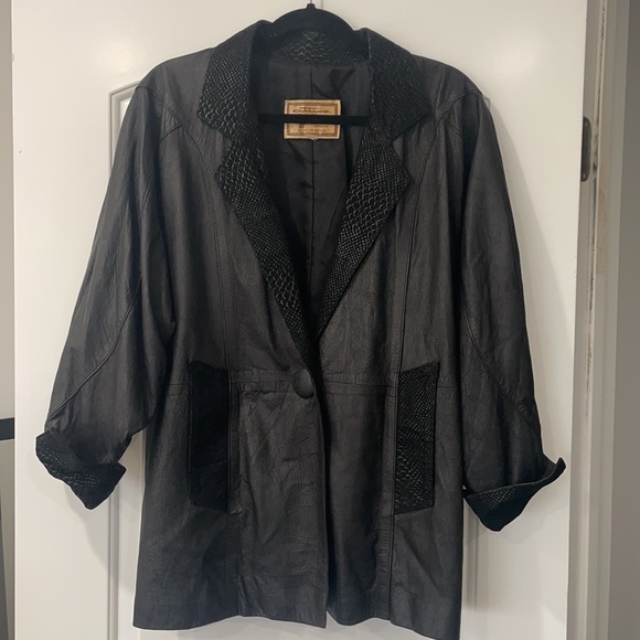 Vintage Attica leather jacket - Picture 4 of 4
